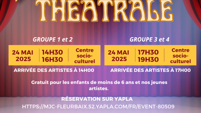 affiche théâtre mai 2025